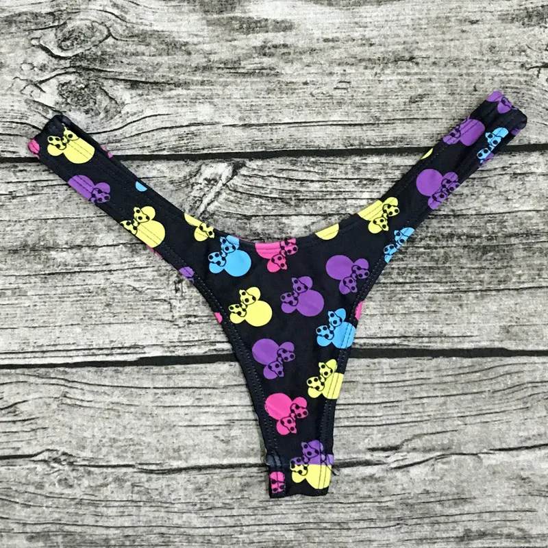 Wholesale Sexy Women Bikini Brazilian Cheeky Bottom Thong V Swimwear Swimsuit Panties Briefs  Bikini Panties cheeky Swim Trunks high leg bikini set