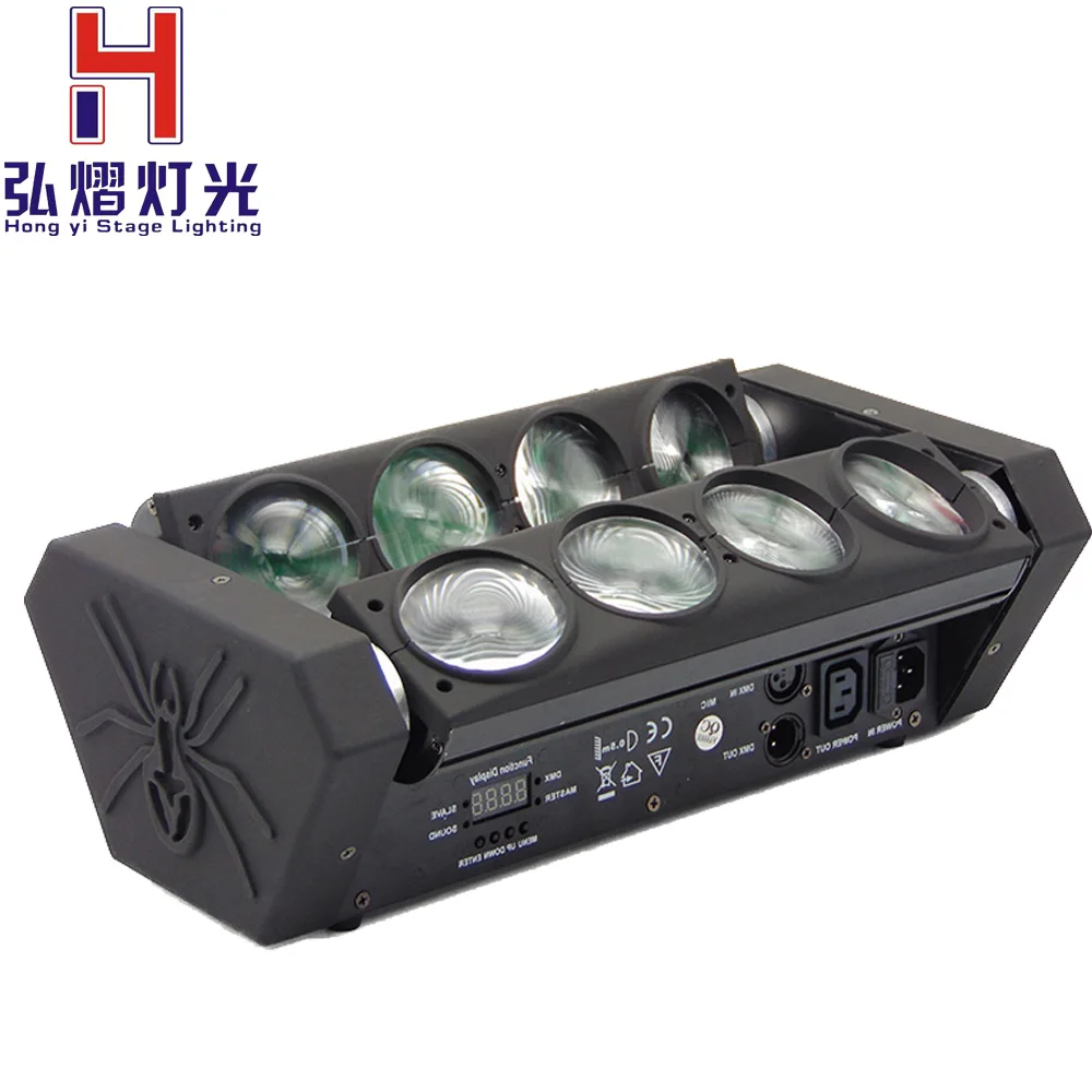 

(1pcs/lot)high quanlity led spider rgbw beam 8x12w moving head light DMX512 Sound active, Master/slave, Stand alone for dj light