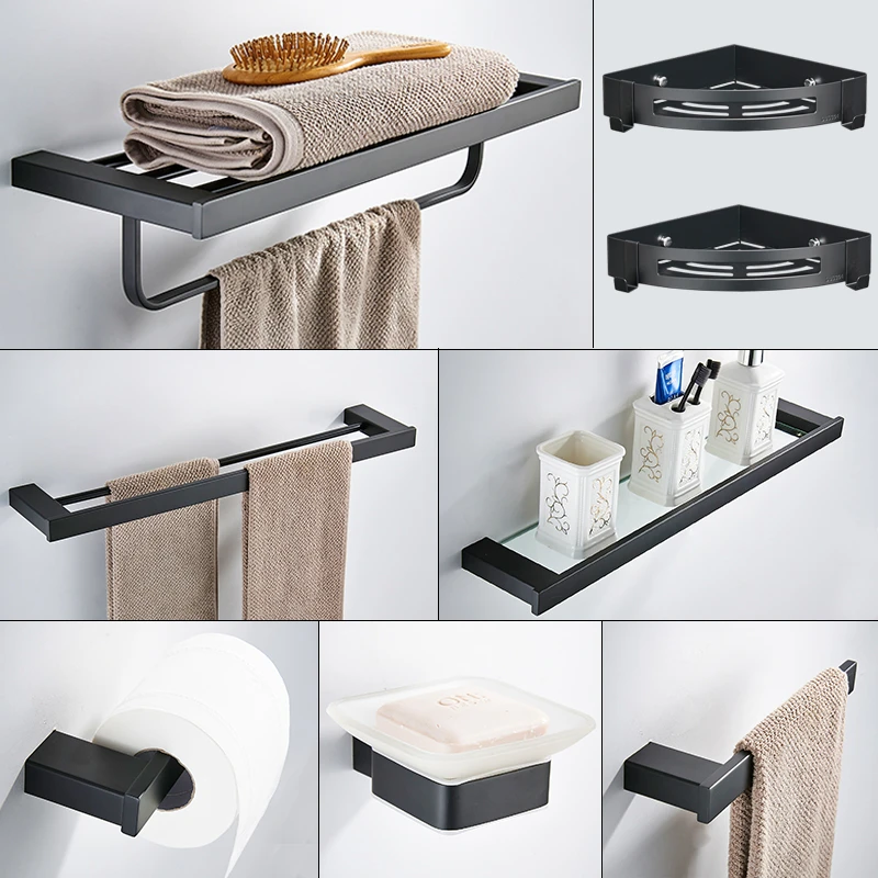 Square Bathroom Accessories Sets Everything Bathroom