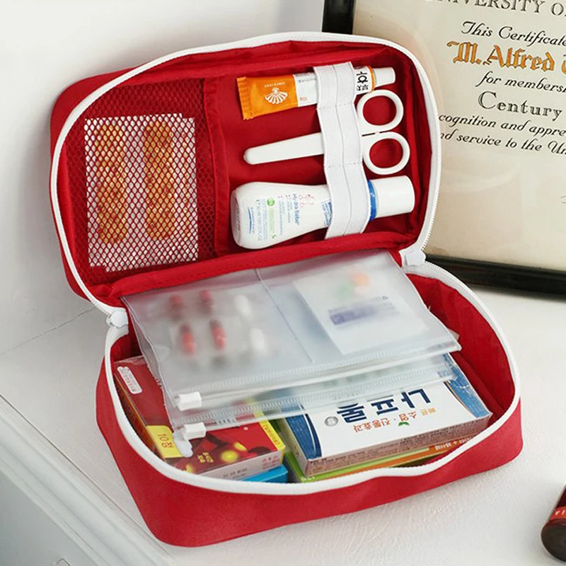 Аксессуары для путешествий, портативная аптечка, креативный Набор для экстренной помощи, хлопковая ткань, косметичка, сумка для лекарств, чехол для таблеток, коробка для разветвителей