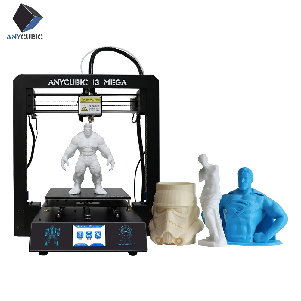 Anycubic 3d принтер i3 Мега набор для печати деталей большой плюс размер дешевые
