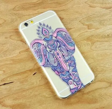 imágenes para Henna diseño paisley elefante claro transparente tpu soft case cove para iphone sí 4 4S 5 5S 5c 6 6 s 6 plus 7 7 plus 100 unids imágenes para Henna diseño paisley elefante claro transparente tpu soft case cove para iphone sí 4 4S 5 5S 5c 6 6 s 6 plus 7 7 plus 100 unids