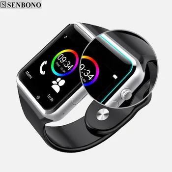 

Smart Watch With Camera Bluetooth Smartwatch SIM Card Wristwatch For Android Phone Wearable Devices Men Child Baby kids Clock A1