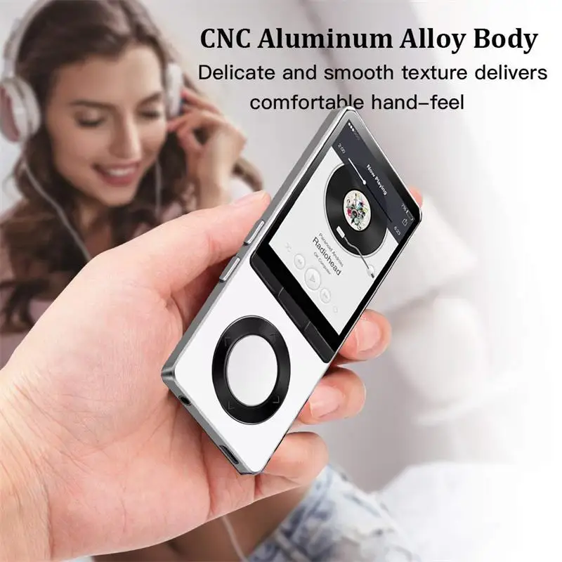 Mp4 player com corpo de metal alto-falante