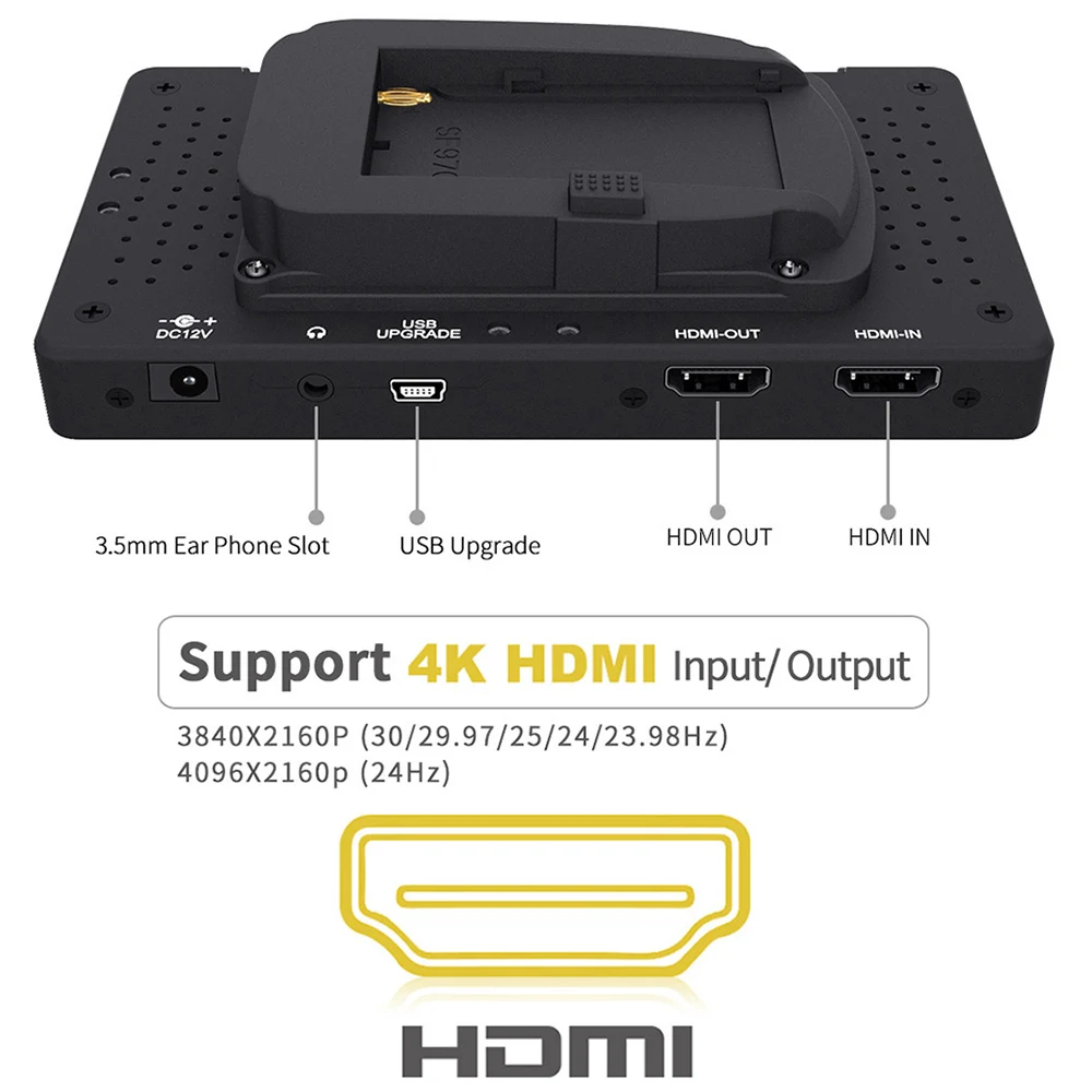 Feelworld F570 5 7 дюйма на камере DSLR полевой монитор 4K HDMI IPS Full HD 1920x1080 ЖК дисплей