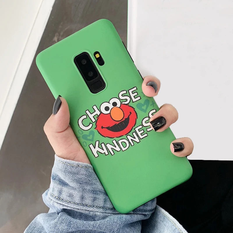 YHBBCASES мультяшный зеленый чехол для телефона Samsung Note 8 9 чехлы мягкий с милой