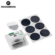 ROCKBROS Bicycle Inner Tire Repair Kits Portable Bike Puncture Maintenance Tire Tyre Round Rubber Patch MTB Cycling Repair Tool