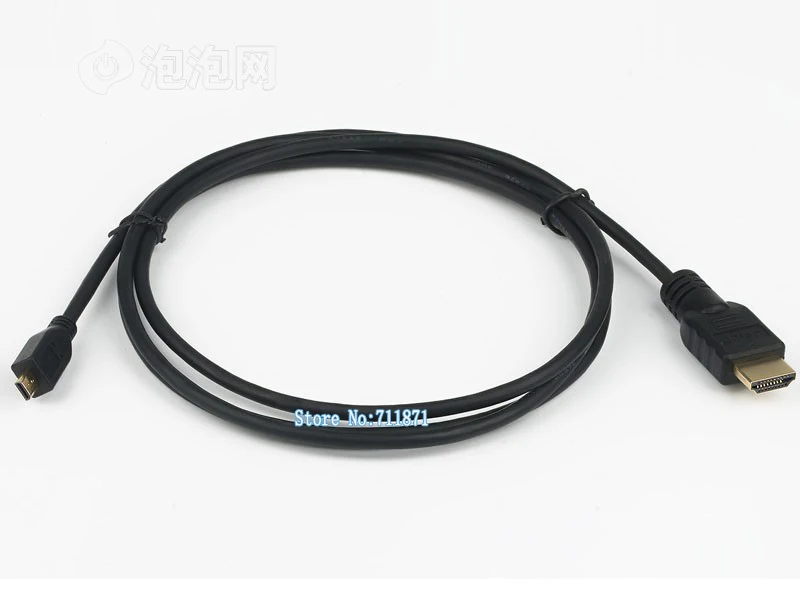 Type A  D HDMI cable 1.5M D to A Male Micro HDMI to HDMI Line cable Digital camera Mobile phone Micro HDMI connect HDTV