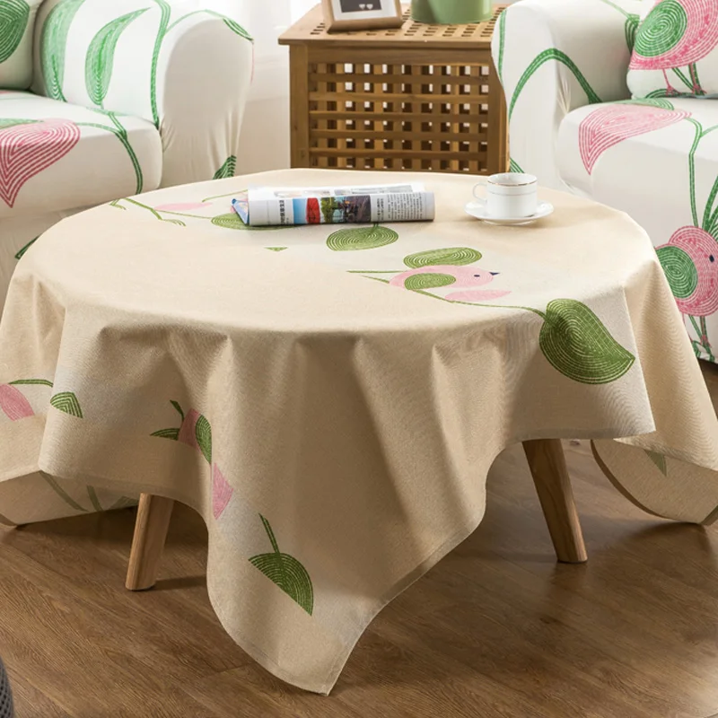 Полиэфирная скатерть с цветочным принтом, защитная крышка для обеденного стола, для банкета, для дома, отеля, кухни, украшение 1 шт - Цвет: color 2