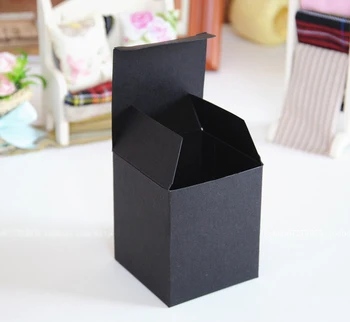 

wholesale 6.5*6.5*7.5CM Black box/Black Cosmetics Packing box /Pudding/food Mask Candle packaging 300pcs/lot