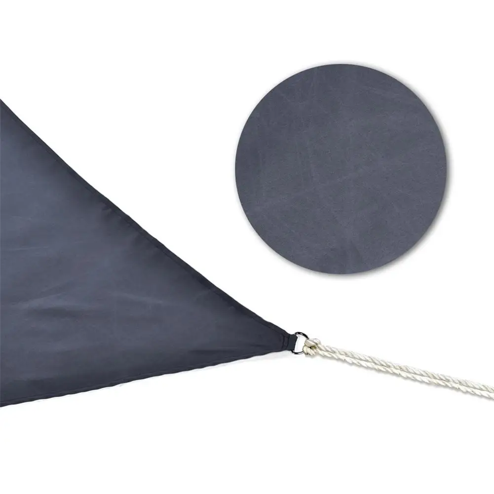 Tienda de campaña triangular protección solar toldo exterior jardín Patio piscina sombra vela toldo