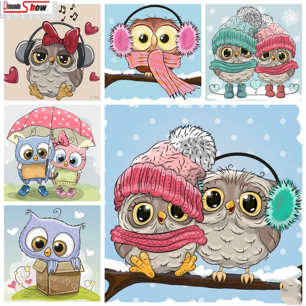 

5D Diamond painting,full DIY Diamond Embroidery,Diamond mosaic,accessories owl art pictures,handcrafts,Christmas,home decoration