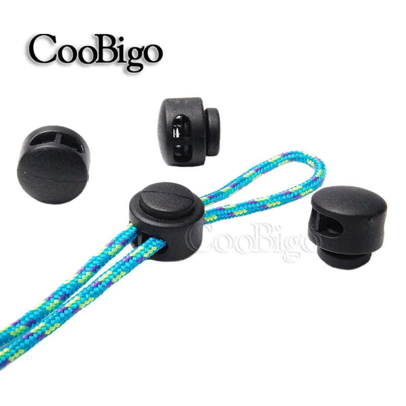 Пластиковый зажим для шнура Paracord отверстие 13 5*13 мм 2 отверстия тумблер швейных