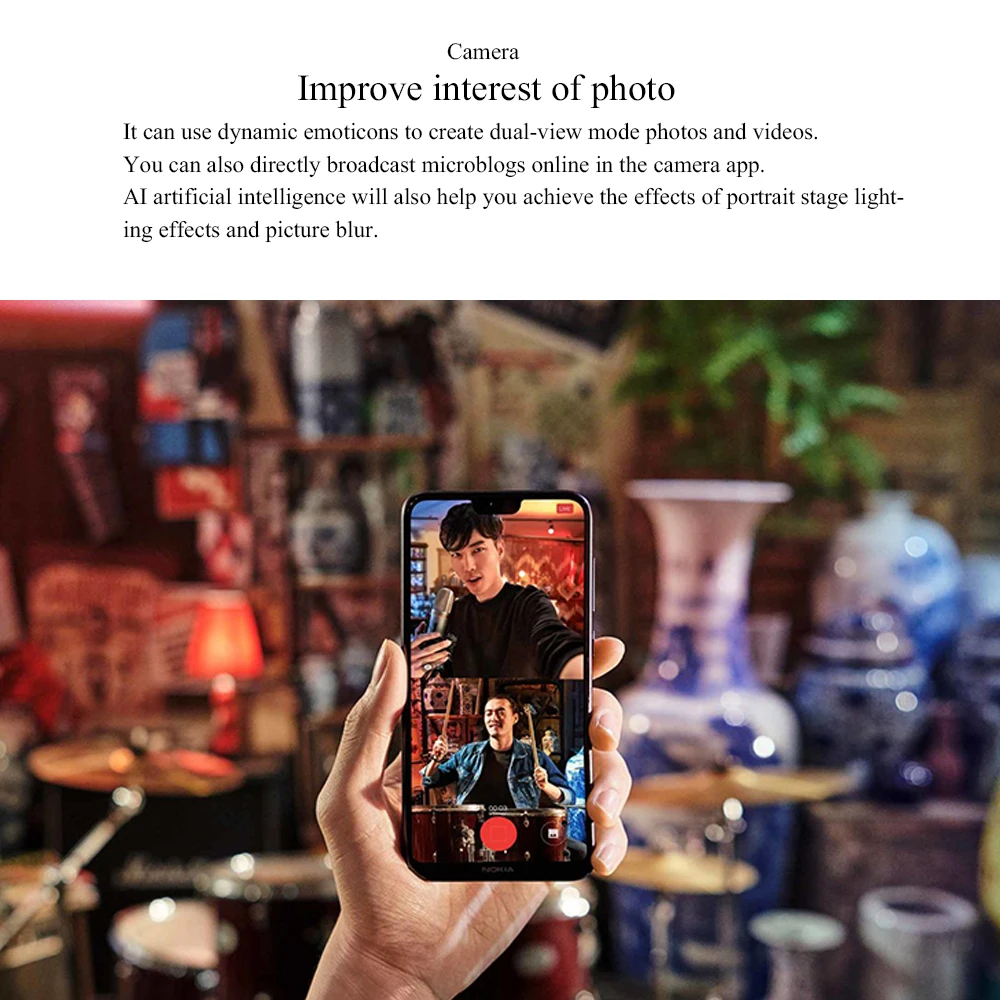 New Nokia X6 64G ROM 4G RAM 5.8 inch Octa Core 3060mAh 16.0MP 3 Camera Dual Sim Android LTE Fingerprint Smartphone Mobile Phone New Nokia X6 64G ROM 4G RAM 5.8 inch Octa Core 3060mAh 16.0MP 3 Camera Dual Sim Android LTE Fingerprint Smartphone Mobile Phone