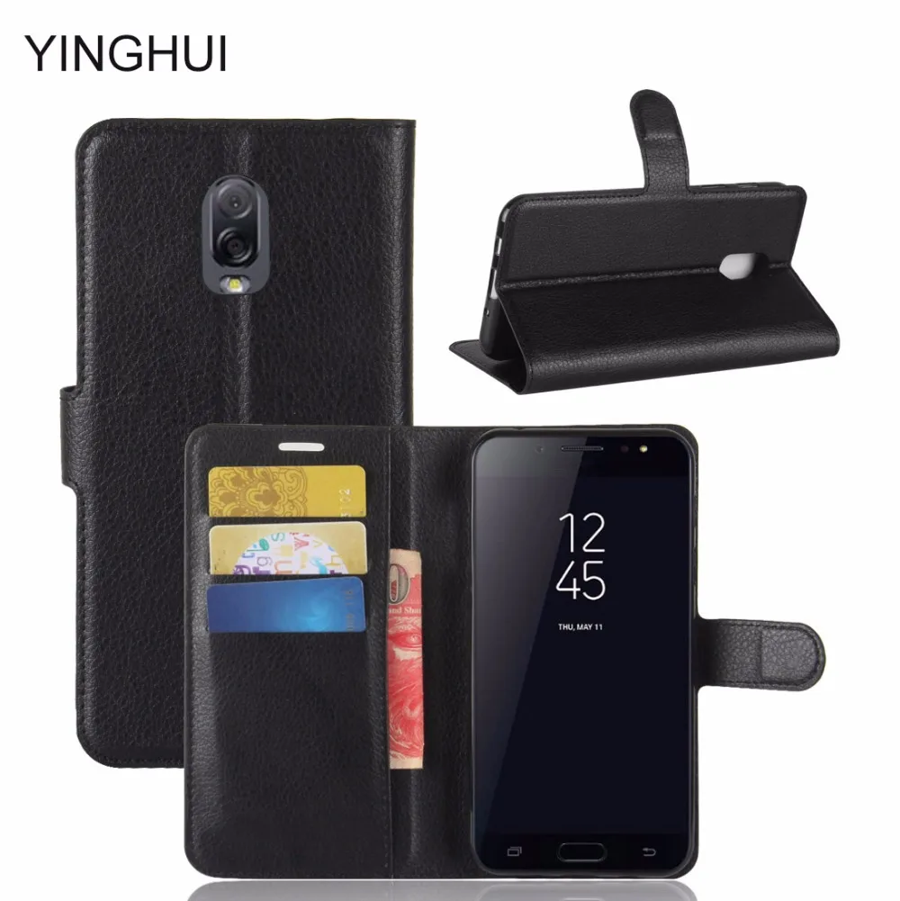 

YINGHUI For Samsung Galaxy J7+ J7 Plus J7310 5.5" Cover PU Leather Case Flip Cover for Samsung Galaxy J7 Plus Coque Phone Cases