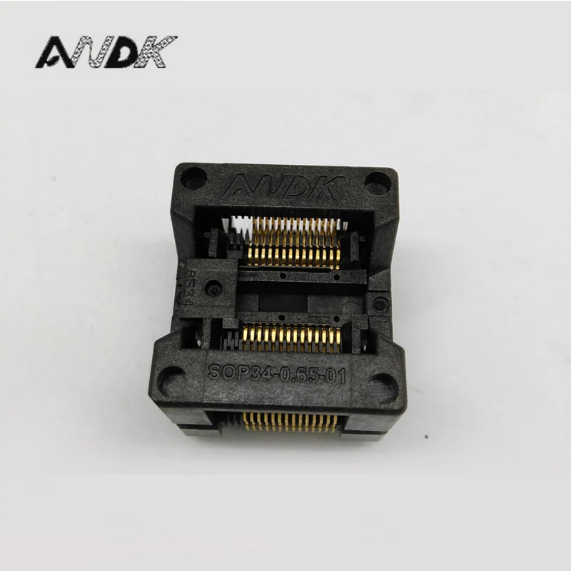 

SSOP28 TSSOP28 Burn in Socket Pin Pitch 0.65mm IC Body Width 5.3-5.7mm 208mil-224mil Flash Test Socket Adapter