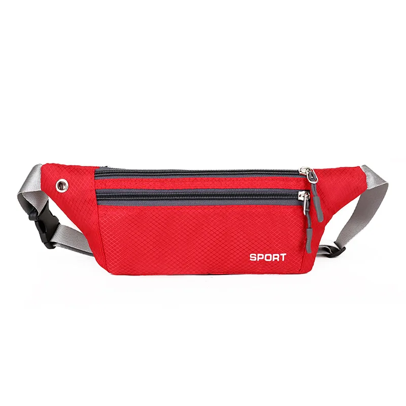 Поясные Сумки для бега, унисекс, для бега, для спортзала, сумка для мобильного телефона, спортивная сумка на запястье, водонепроницаемая сумка на пояс, сумка для спорта на открытом воздухе, поясная сумка - Цвет: Red