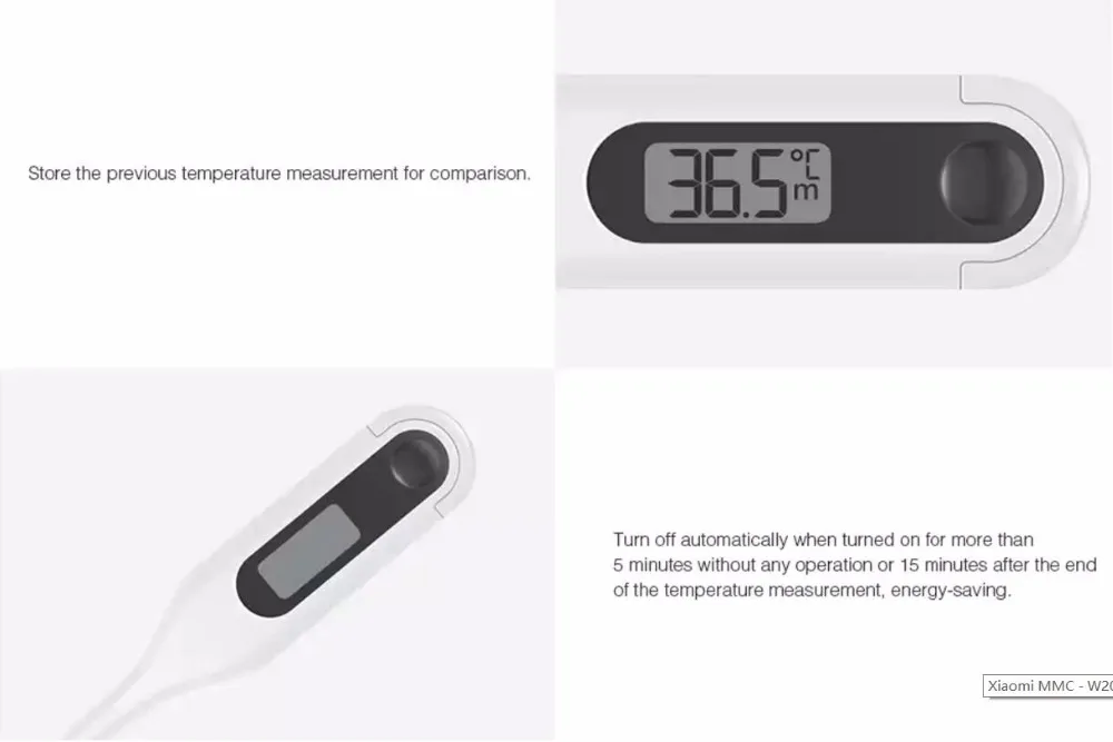 Original Xiaomi Miaomiaoce Digital Medical Thermometer for Children Adults Mouth Underarm Temperature Clinical Detecting Safe