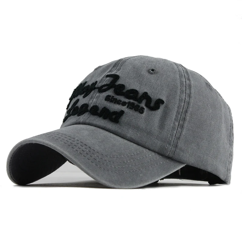 [FLB] Мужская бейсболка, Снэпбэк кепки для женщин, хип-хоп Gorras, вышитая мытая Кепка, кепка s Casquette Bone, брендовая Кепка в стиле ретро, F121 - Цвет: F121 Gray