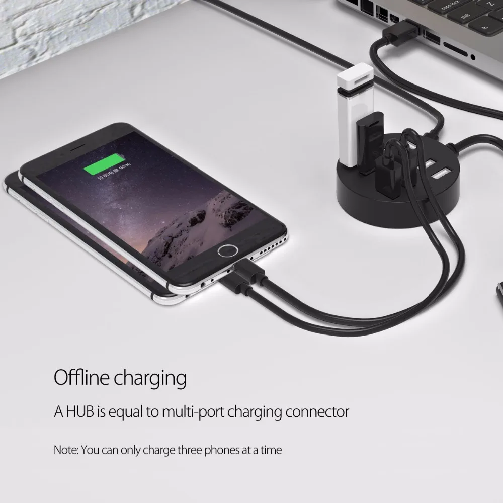 ORICO 8 Порты и разъёмы Портативный концентратор мини USB 2 0 хаб для портативных Desktopk