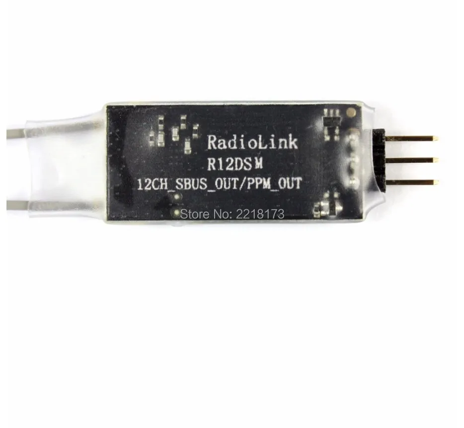 Radiolink R12DSM 2 4G 12 Channels Receiver 12CH RX FSS DSSS Spread Spectrum for Radiolink Transmitters