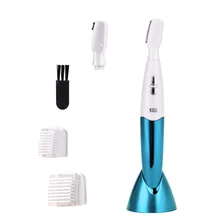 Уход за лицом электрическая бритва для удаления волос для женщин и мужчин, носа, уха, шеи, бровей, влажное сухое использование, Электрический миниатюрный женский эпилятор, горячая Распродажа 423