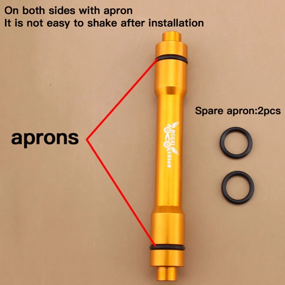 Горный велосипед, передние ступицы, трубчатый вал 15 мм до 9 мм, ось горного велосипеда, диаметр вала для сиденья, комплект для преобразования с 2 фартуками