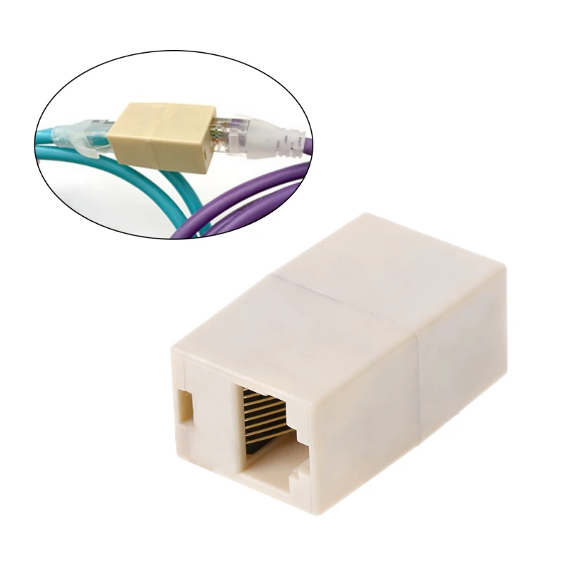 

RJ45 CAT5 CAT5E Network Ethernet Connector Adapter