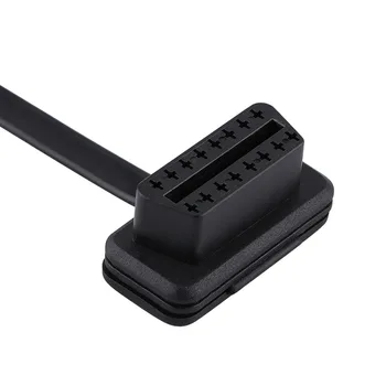 

60cm/24inch Length Car Auto16 Pin Male To Female OBD2 Extension Cable Diagnostic Adapter Prevents Tangles Stable Characteristic