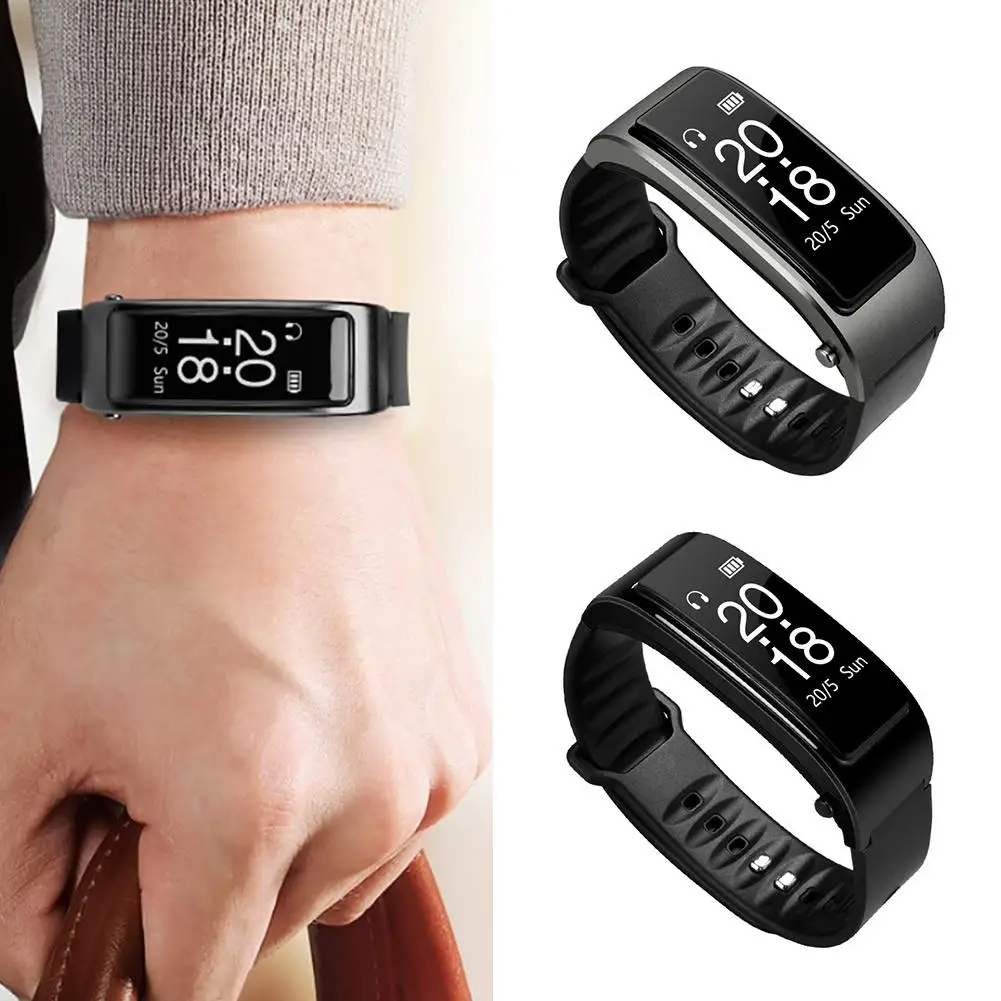 

New Arrival Y3 Bluetooth Earphones Smart Bracelet Heart Rate Sleep Monitor Fitness Tracker