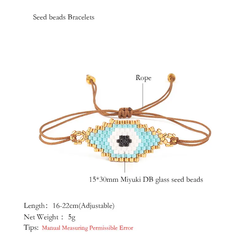 Браслет Shinus MIYUKI женский браслет ювелирные изделия Pulseras Mujer Moda 2020 удачное сглаза