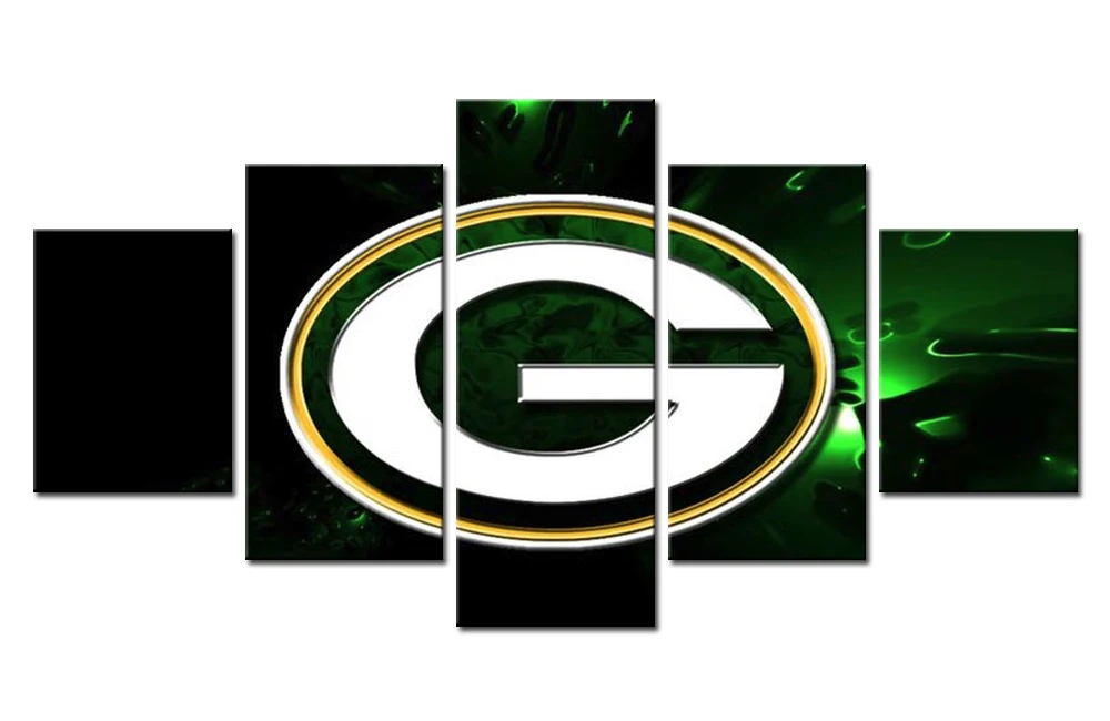 Green Bay Packers Wall Art 5 pieces green bay packers wall art picture modern home decoration Green Bay Packers Wall Art 5 pieces green bay packers wall art picture modern home decoration