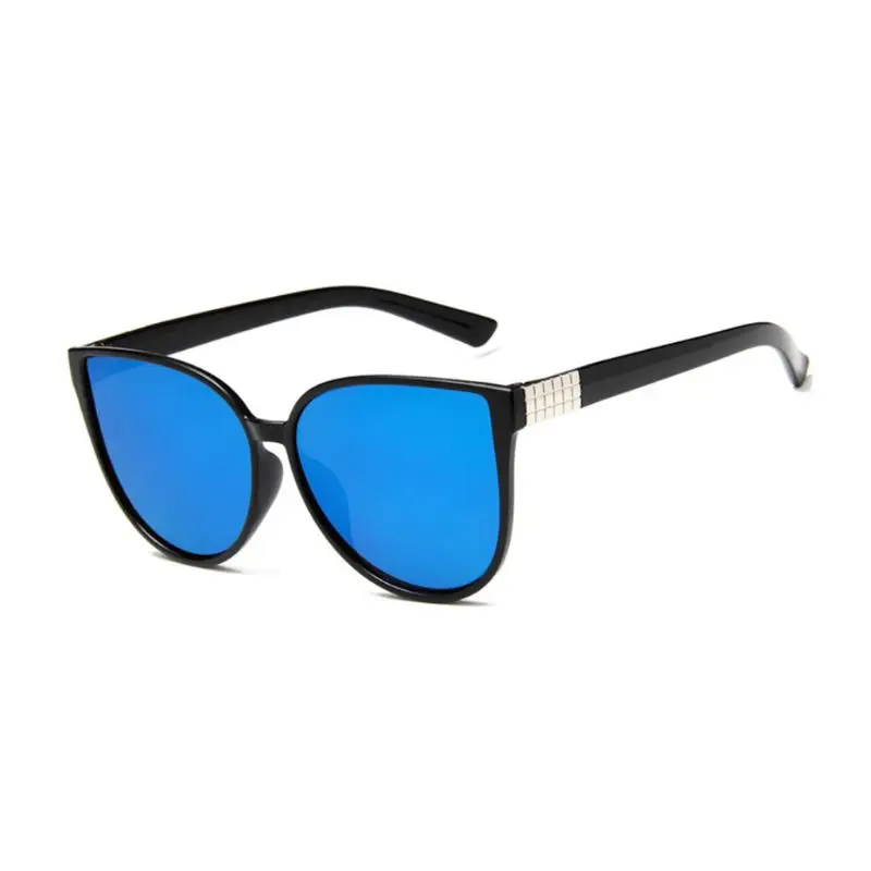 New Fashion Big Box Frame Sunglasses Trend Colorful Reflective Eyewear Versatile Sun Glasses Frog Mirror For Men Women
