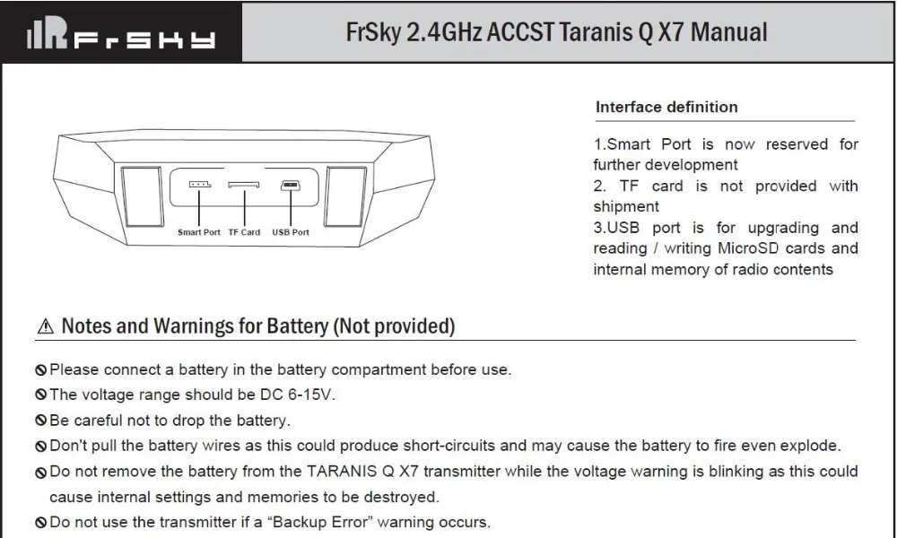 Передатчик FrSky ACCST Taranis Q X7 QX7 2,4 ГГц 16CH белый/черный цвет на ваш выбор