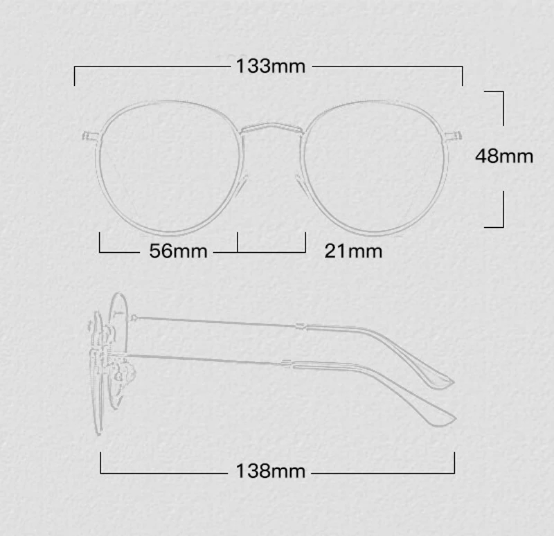 round sunglasses 6071 detail (5)