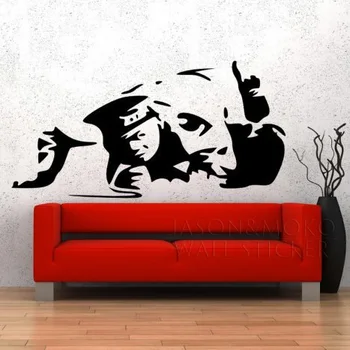 

Banksy Style Copper Art Wall Decor Home Art Decor Decal mural wallpaper wall art for home 50*170CM Free shipping