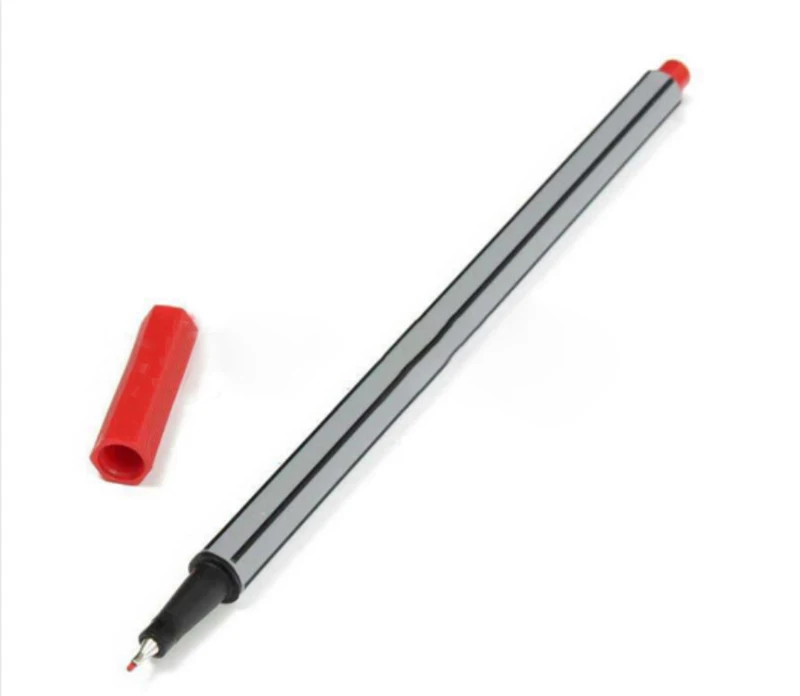 Ручка-маркер, ручка-крючок с граффити, ручка из волокна, тонкие ручки, 1 набор/24 цвета, 0,4 мм, акварельная ручка, сверхтонкие чернила, для детей
