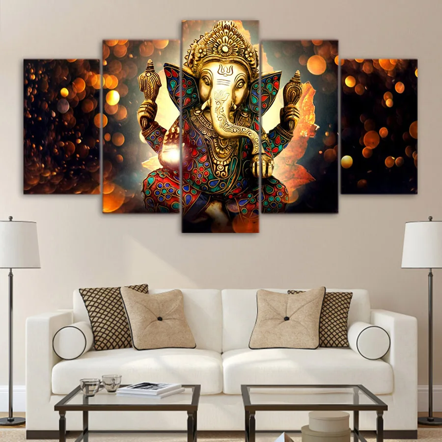 Hindu God Ganesha Elephant