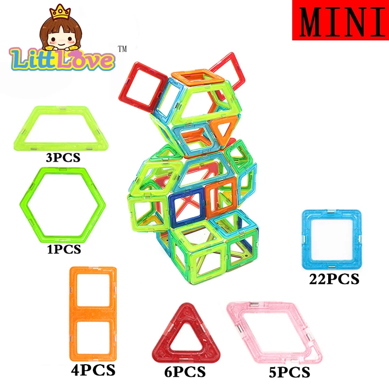 Мини размер 41 шт./лот робот магнитные блоки модели строительных кирпичей 3D DIY Обучающие Развивающие игрушки для детей Подарки