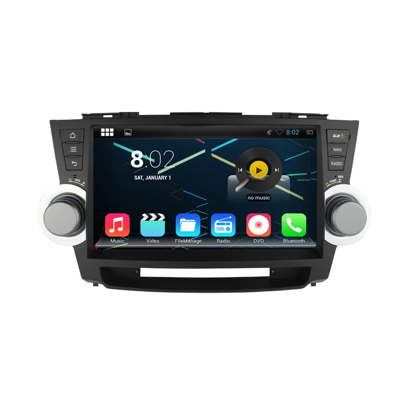 Excellent Liislee For Toyota Highlander 2011~2014 Android Car Bluetooth Stereo GPS Navigation player Multi-Touch Screen 2