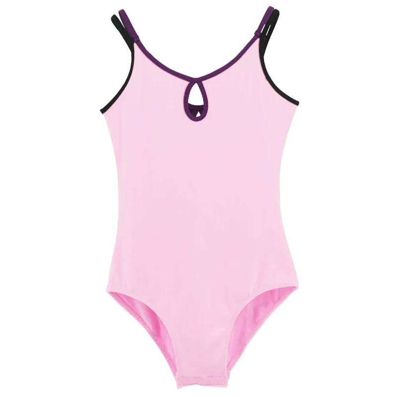 

Children'S Performance Clothing Dance Clothes Exercise Clothes Girls Chinese Dance Sling National Dance Powder Open Jumpsuit