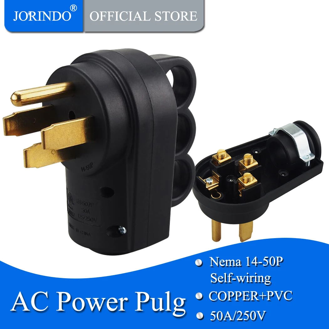 Nema Electrical Plugs Rv 50 Amp Male Plug Replacement Plug