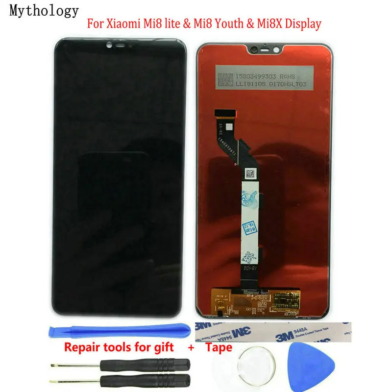 

For XiaoMi Mi8 lite mi8 Youth 6.26"LCD Display Touch Screen mi8x mi 8x Digitizer Assembly Replacement Mobile Phone Panel Parts