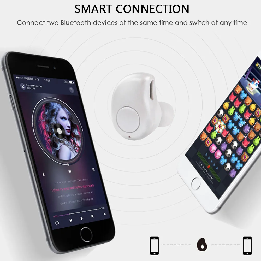 S530Plus Bluetooth наушники Настоящая беспроводная гарнитура Стереонаушники