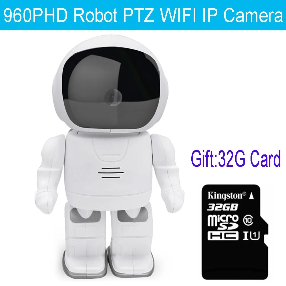 

960P HD MINI IP Camera Robot Vision Audio Recording Network Baby Monitor WIFI Camera Pan-Tilt Home Security IP Camera
