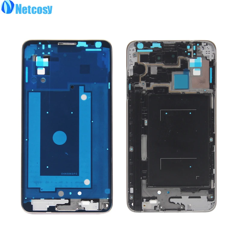 

Netcosy 10pcs Mid Middle Frame Housing Plate Bezel Cover Case For Samsung Galaxy Note 3 / note3 N9005 Replacement Repair Parts