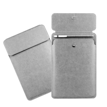 

Button pocket Sleeve Cover for iPad Pro 10.5 Pouch Bag with Pencil Slot case for iPad Pro 9.7 and for new ipad 9.7 2018 Release