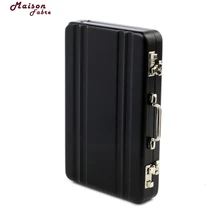 Maison fabre Новая мода металлической миничемоданчик Бизнес банковской карты имя держатель для карт чехол коробка 1 шт. AC77