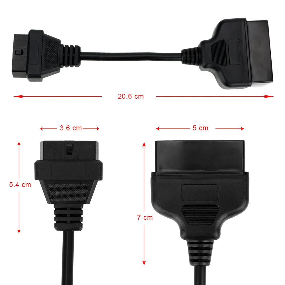YOSOLO 22 Pin OBD1 до 16 Pin OBD2 Диагностический интерфейс кабель автомобильный диагностический инструмент конвертер адаптер кабель для TOYOTA