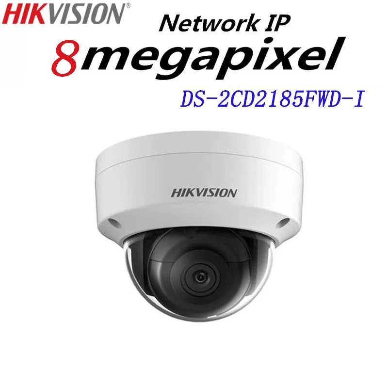 

Hikvision English version DS-2CD2185FWD-I 8MP Network mini dome security CCTV Camera POE SD card 30m IR H.265+ IP camera